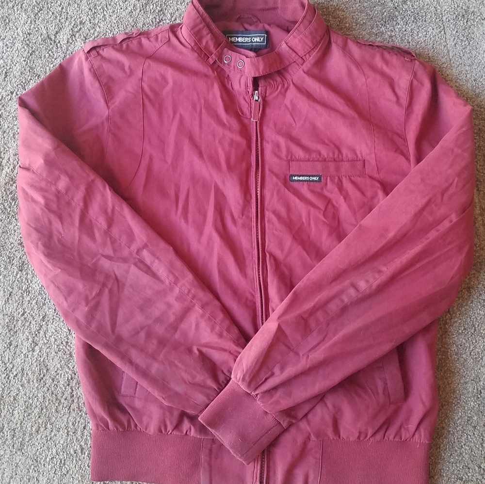 Red Members Only Jacket (Small) (+free jackets)
